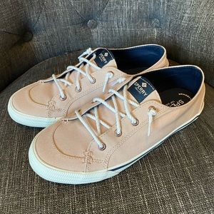 Sperry pink womens slip on sneakers size 8